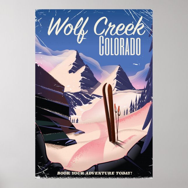 Wolf Creek Colorado skidposter Poster (Framsidan)