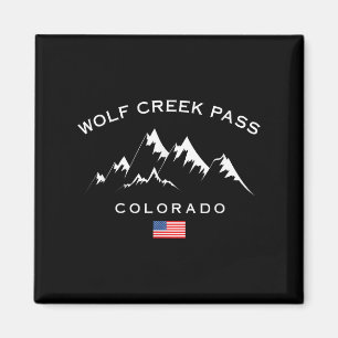 Wolf Creek P Colorado Klippiga bergen Skidort S Magnet