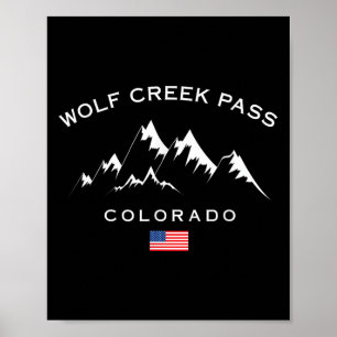 Wolf Creek P Colorado Klippiga bergen skidort S Poster