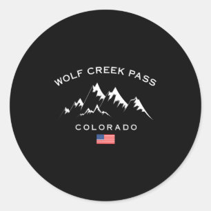 Wolf Creek P Colorado Klippiga bergen skidort S Runt Klistermärke