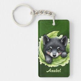 Wolf cub in the green: 