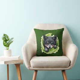 Wolf cub in the green: kudde