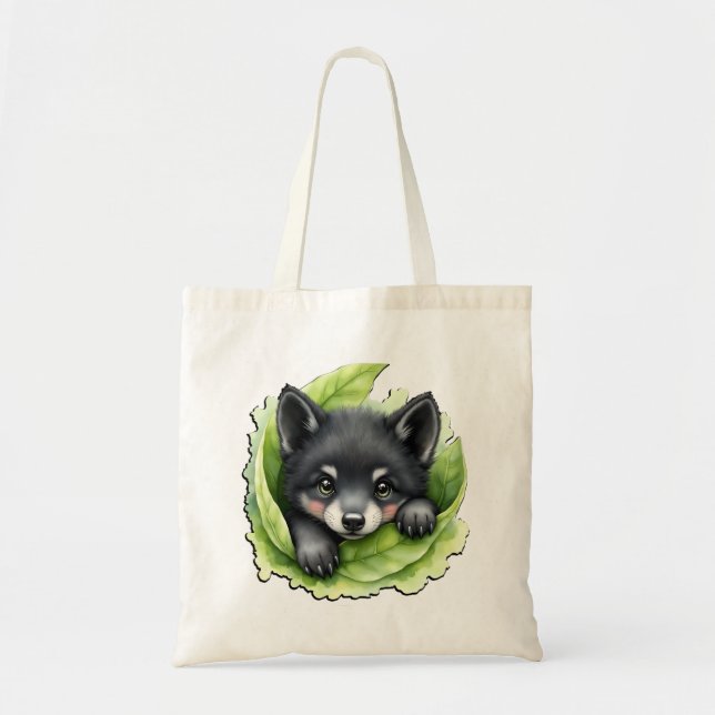 Wolf cub in the green: tygkasse (Framsidan)