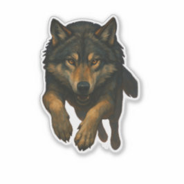Wolf Cut-out Sticker Klistermärken