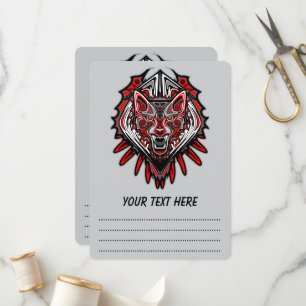 Wolf Haida Tribal Totem Design Program