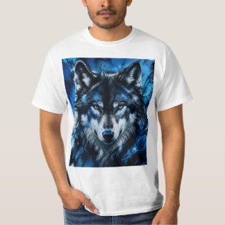 Wolf head t shirt