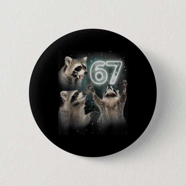 Wolf Howling At The Moon 67 6 7 Halloween 67 Wolf  Knapp (Framsida)