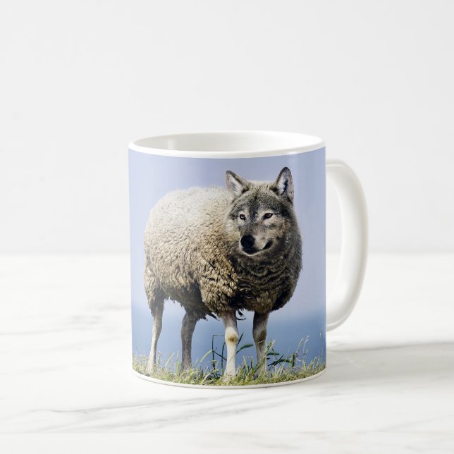 Wolf in sheeps clothing kaffemugg (Framsida höger)