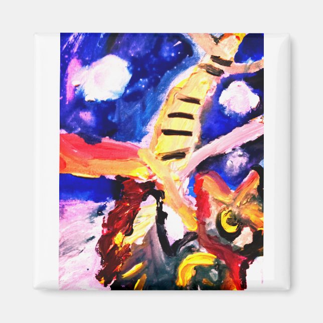 Wolf in winter  magnet (Framsidan)