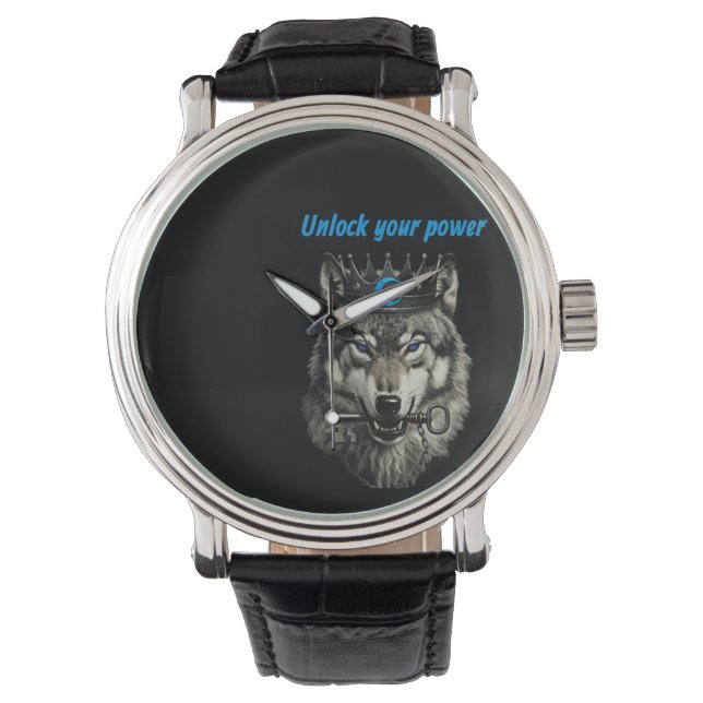 wolf king unlock your power armbandsur (Framsida)