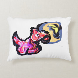 Wolf light moon  prydnadskudde