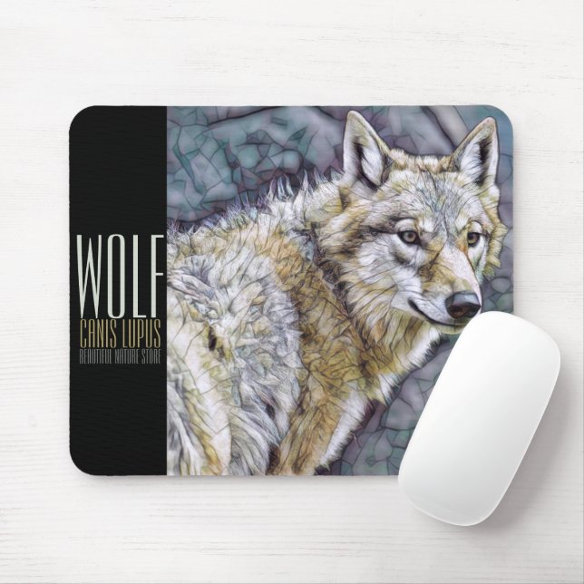 Wolf [Mouse pad] Musmatta (Med mus)
