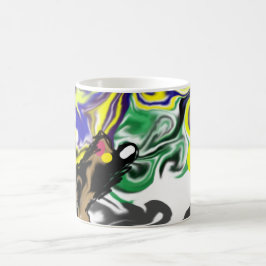 Wolf night stary  kaffemugg