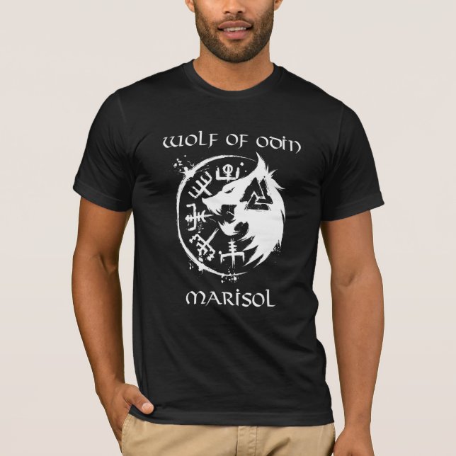 Wolf Of Odin Marisol  Personalized T Shirt (Framsida)