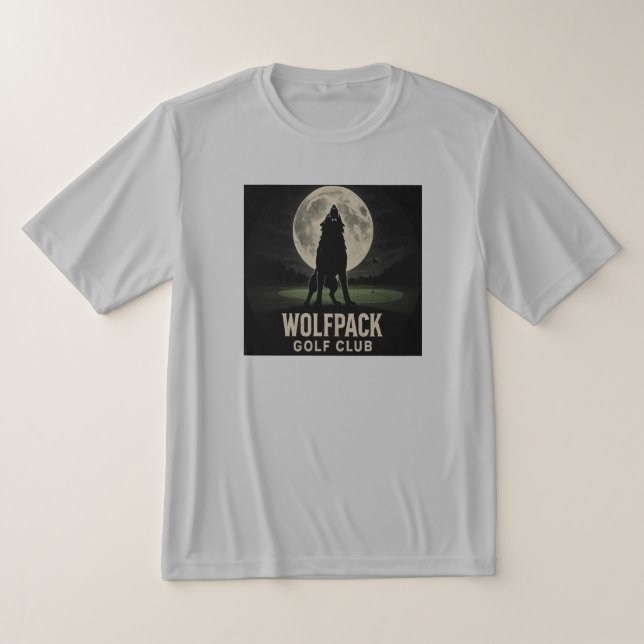 Wolf Pack Golfklubb T Shirt (Laydown)
