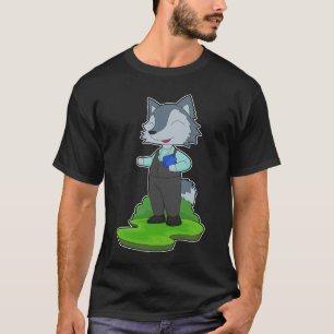 Wolf Poker Poker kort Kortspel T Shirt