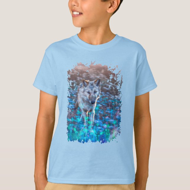 Wolf Puppy LONG MAY YOUR INNOCENCE REIGN T Shirt (Framsida)