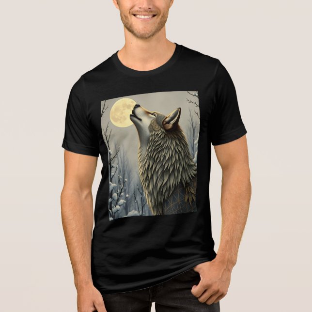 wolf  t shirt (Framsida)