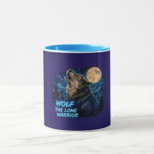 Wolf The Lone Warrior Mugg