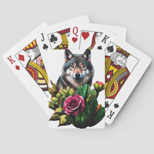 Wolf Three Casinokort (Baksidan)
