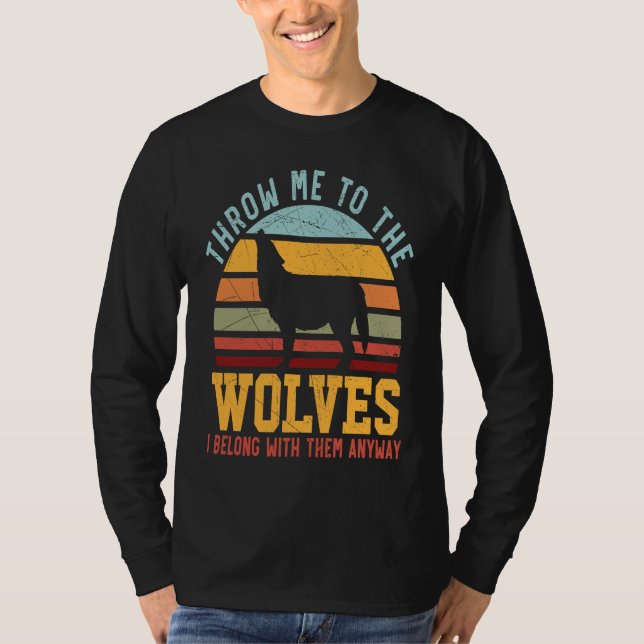 Wolf  Werewolf Wolfpack Wolfgang Wildlife Animal   T Shirt (Framsida)