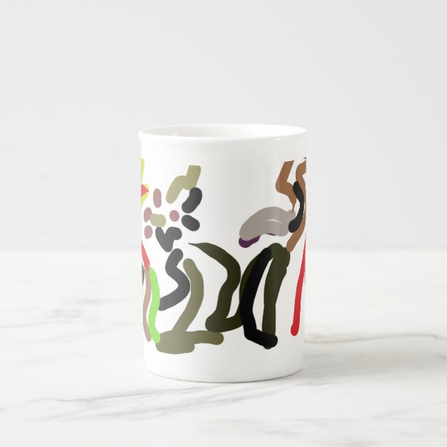 Wolf wild ink autumn  benporslin mugg (Framsidan)