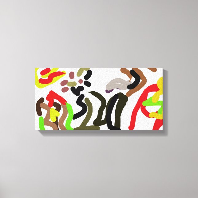 Wolf wild ink autumn  canvastryck (Framsida)