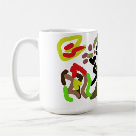 Wolf wild ink autumn  kaffemugg