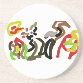 Wolf wild ink autumn  underlägg