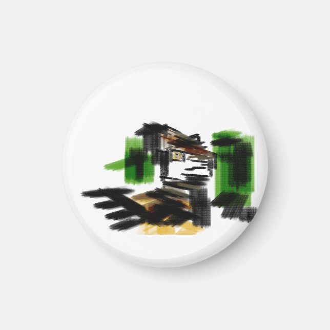 Wolf winter fun magnet (Framsidan)