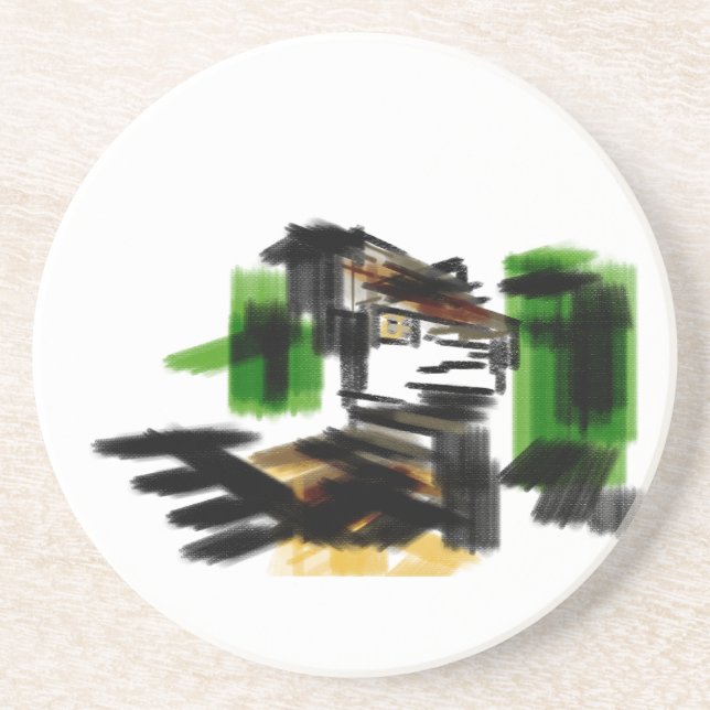 Wolf winter fun underlägg (Framsidan)