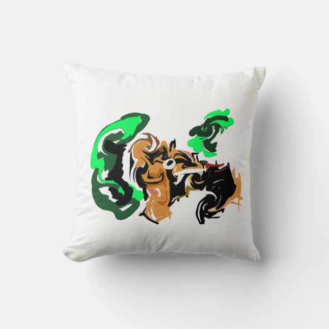 Wolf  winter  joy kudde (Framsida)