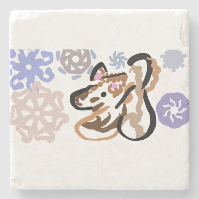 Wolf winter love stenunderlägg (Framsidan)