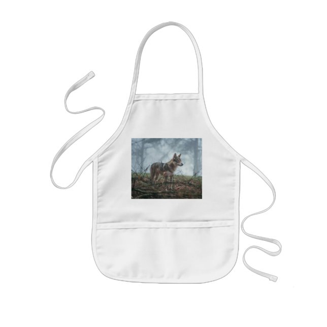 Wolfdog Kids' Apron Barnförkläde (Framsidan)