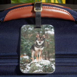 Wolfdog Luggage Tag Bagagebricka