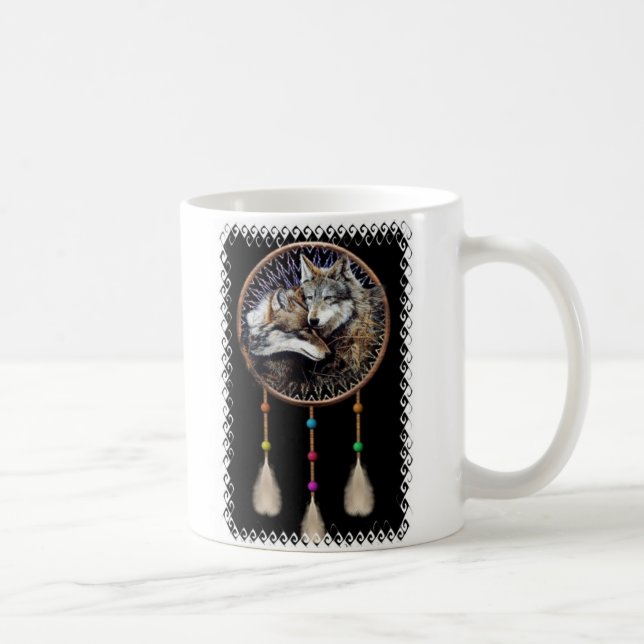 wolfDreamcatcher Kaffemugg (Höger)