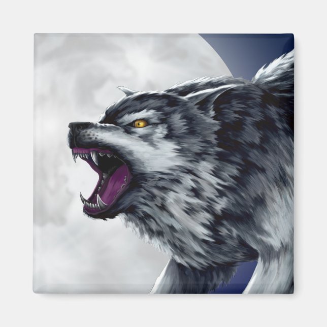 Wolfes Varg Magnet (Framsidan)