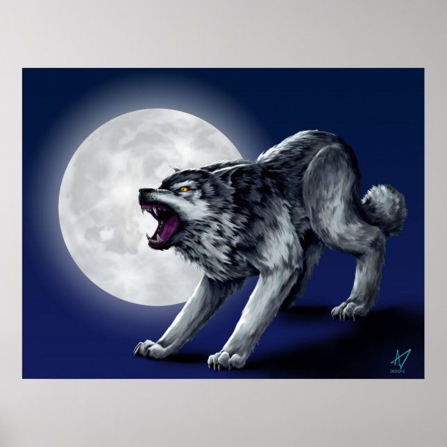 Wolfes Varg Poster (Framsidan)