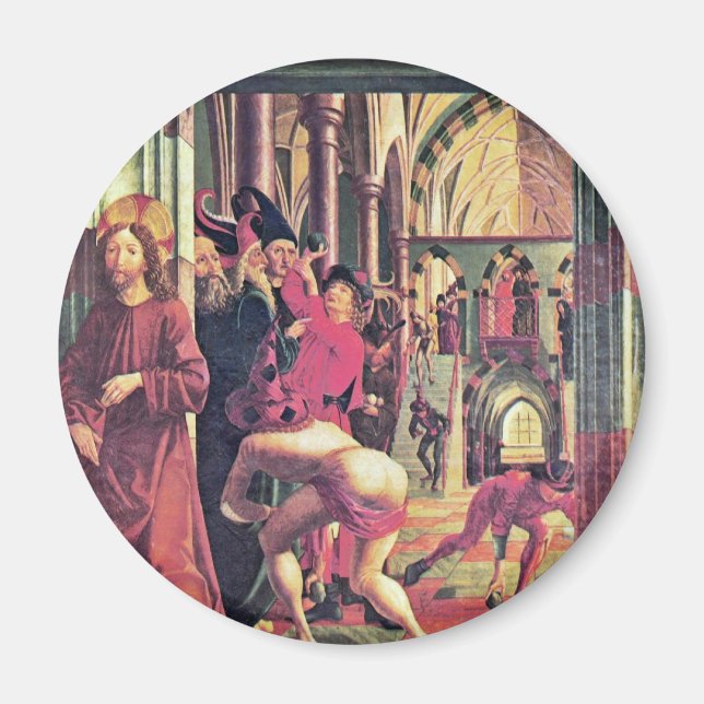 Wolfgang Altar Inside The Lämnat Vinge Scene nedan Magnet (Framsidan)