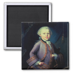 Wolfgang Amadeus Mozart , 1763 Magnet