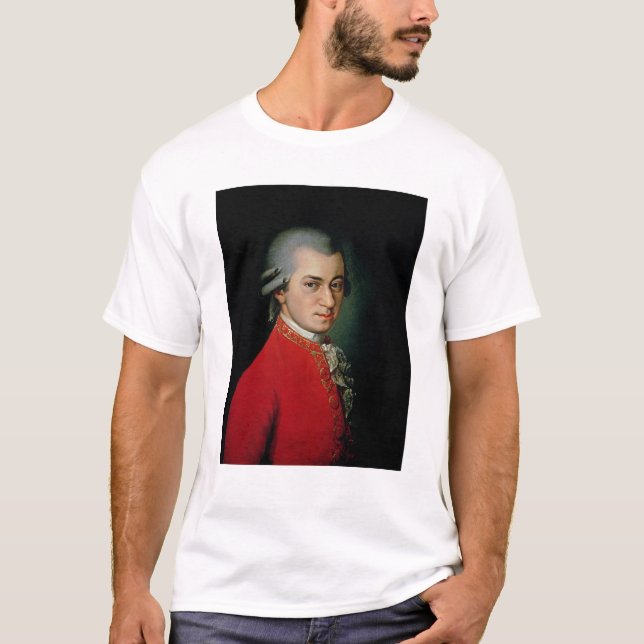 Wolfgang Amadeus Mozart 1818 T-shirt (Framsida)