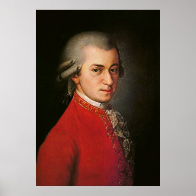 Wolfgang Amadeus Mozart Art Poster (Framsidan)