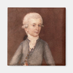 Wolfgang Amadeus Mozart c.1780 Magnet