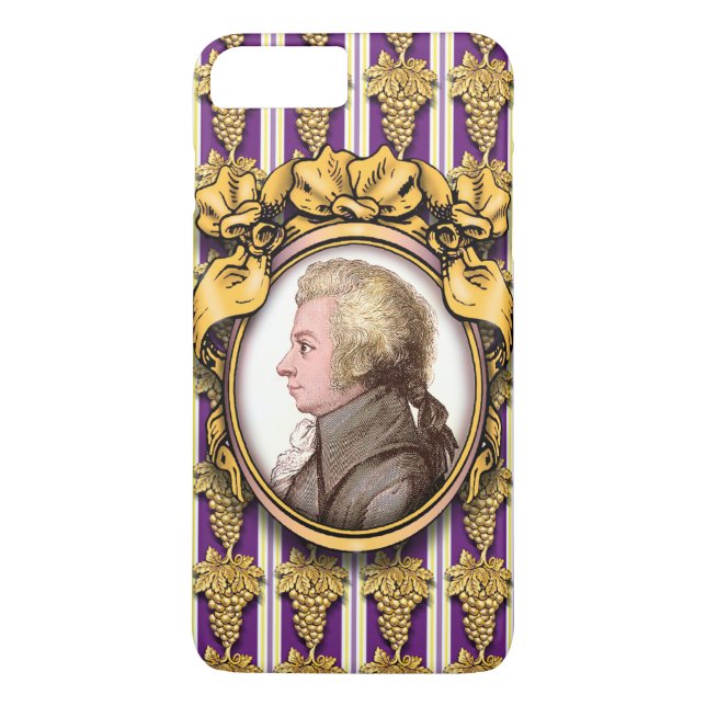 Wolfgang Amadeus Mozart Case-Mate iPhone Skal (Baksida)