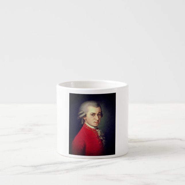 Wolfgang Amadeus Mozart Espressomugg (Framsidan)