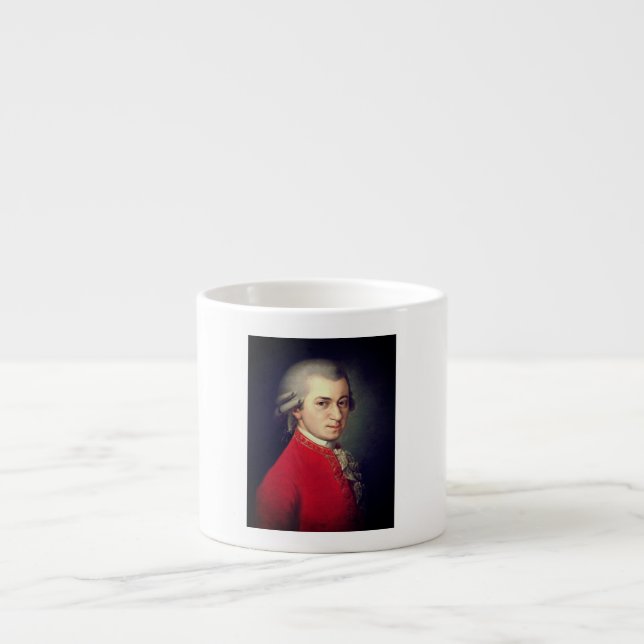 Wolfgang Amadeus Mozart Espressomugg (Framsidan)