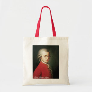 Wolfgang Amadeus Mozart hänger lös Tygkasse