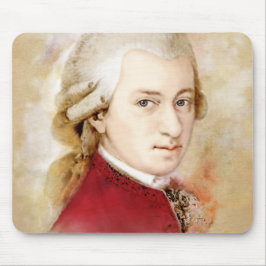 Wolfgang Amadeus Mozart im Aquarell Stil Musmatta