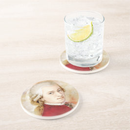 Wolfgang Amadeus Mozart im Aquarell Stil Underlägg