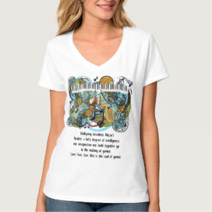 Wolfgang Amadeus Mozart inspirationcitat T Shirt